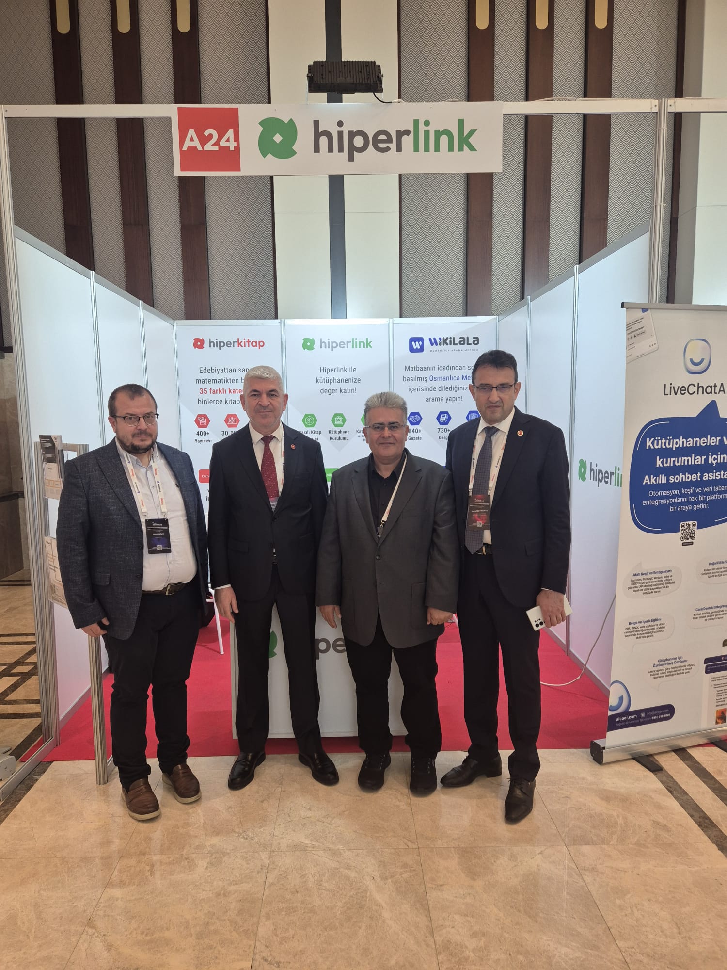 Hiperlink olarak hashtag#ANKOSLink2025 “Kütüphane 5.0 ve İnsan Merkezli Dijital Dönüşüm” konferansında yer aldık